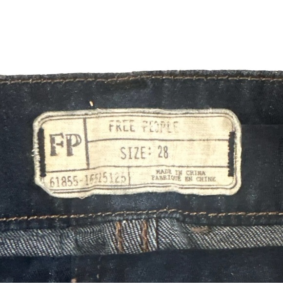 Free People Dark Blue Women Jeans Overalls - Picture 6 of 7